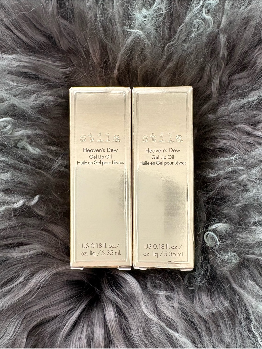 2 Stila Heavens Dew Gel Lip Oil Stardust 0.18 oz Full Size - New In Box